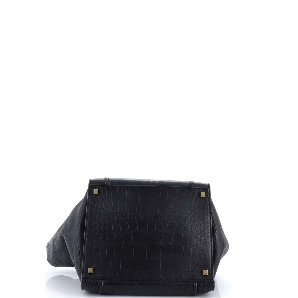 Celine Phantom Bag Crocodile Embossed #253871C17B - Picture 4 of 8